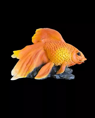 Vintage Universal Statuary Chalkware Goldfish 5024 1994 6.5 Inches • $39