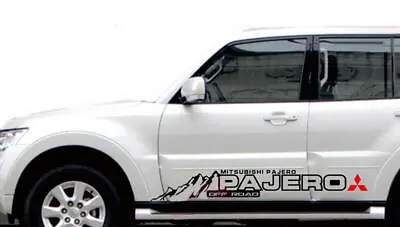 Graphics 4X4 OFF ROAD Fender Sticker Kit For Mitsubishi PAJERO Side Skirt Decal • $78.57