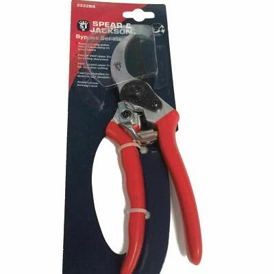 £9.90 • Buy Spear & Jackson Bypass Secateurs Garden Pruners Pruning Shears Cutter 2222BS