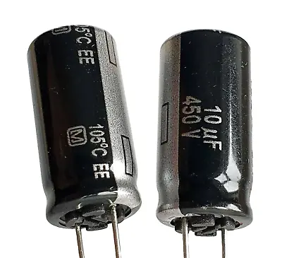 10uF 450v Panasonic (JAPAN) EE 105C Electrolytic Capacitor – Ref:233  • £1.19