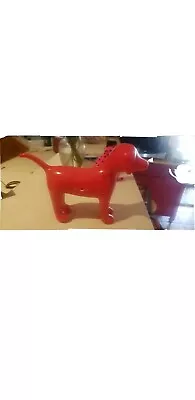 Victoria's Secret Pink Display Dog Red Plastic • $195