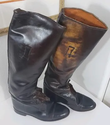 Vintage Equestrian English Burghley Riding Boots  • $150