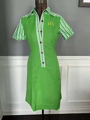 Vintage McDonald's Dress Uniform Lime Green Size 10 NOS In Original Bag • $90