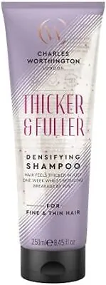 Charles Worthington Thicker And Fuller Densifying Shampoo Hair Thickening Shamp • £7.47