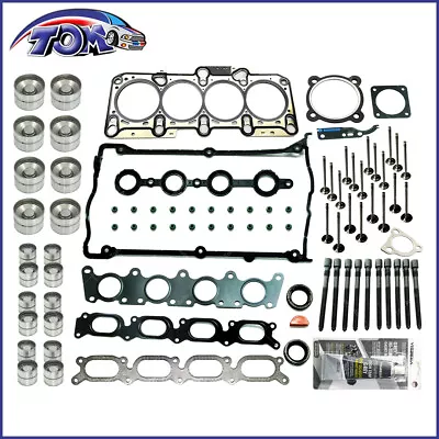 Head Gasket Set &Valves&Lifters Fit 00-06 Audi Volkswagen Turbo 1.8L 20V NEW • $125