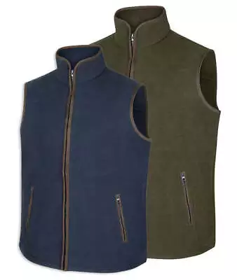 Hoggs Of Fife Mens Woodhall Lightweight Fleece Country Gilet Bodywarmer (S-3XL) • £29.95