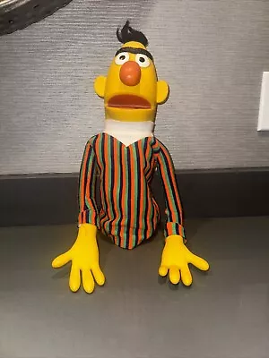 Sesame Street Jim Henson Muppet Puppet 1973 Child Guidance Toy Bert Vintage • $19.99