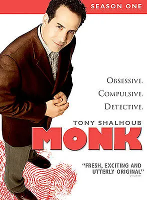 Monk: Season One (DVD) - DVD -  Very Good - - -  -  - DVD -  Disc • $6.29