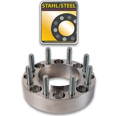STAHL STEEL Wheel Spacers Ford F-250 F-350 1.  (1980-1998) Pair Of 2-USA MADE • $547.98
