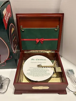 Vintage Mr Christmas Holiday Symphonium Music Box With 16 Discs 2000 New • $149.99