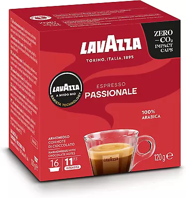 Lavazza A Modo Mio Espresso Passionale Coffee Capsules - 16 Pods • $38.57