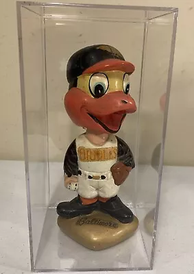 Sports Specialties 1967 Baltimore Orioles Mascot Bobblehead Nodder Gold Base Vtg • $150