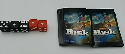 2010 RISK Board Game Replacement Dice And 44 Cards • $8.99