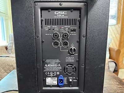 Qsc Ksub 1000w Dual 12  Powered Subwoofer With Powercord And Factory Qsc Cover. • $1100