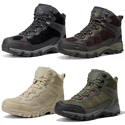 Mens Hiking Boots Trekking Mountaineering Shoes Waterproof Work Climbing Boots • $59.99