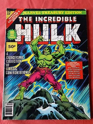 £14.99 • Buy Marvel Treasury Edition, #17, 1978, Incredible Hulk,
