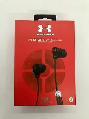 JBL Under Armor Sport Wireless In-Ear Headphones Black Red • £149.99