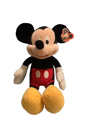 Mickey Mouse 16  Disney Plush Stuffed New Just Play 2012 With  To:  From: Tag • $14.99