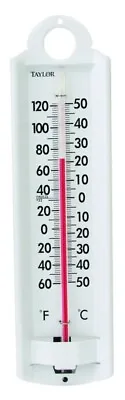 Taylor 5135N Indoor And Outdoor Thermometer Aluminum • $7.24