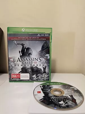 Assassins Creed 3 Remastered XBOX One Microsoft XB1 RPG Action Adventure Game • $39.95