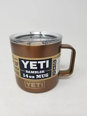 $49.93 • Buy YETI Rambler 14 Oz Mug, Vacuum Insulated With Standard Lid, Copper (C)