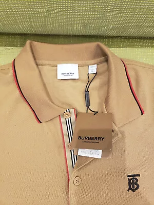 100% Authentic Burberry Walton Polo Camel XXL (new With Tags) • $400