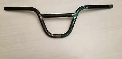 Black Used BMX Handlebars Mid School 26 7/8 Wide 7 1/2 Tall Overall • $19