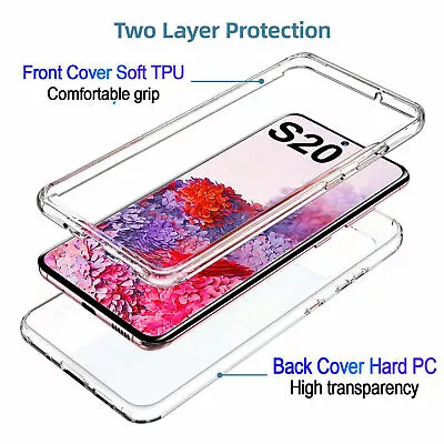 Shockproof 360 Full Body Samsung Case S24 S23 Plus S24 Ultra S21 FE A13 A04S A53 • £6.99