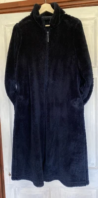 £9 • Buy M&S Zip Up Fleece Dressing Gown 12 14