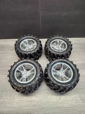 RPM Monster Clawz Wheels 14mm Tires Proline Masher Hpi Savage Tmaxx Revo Emaxx • $100