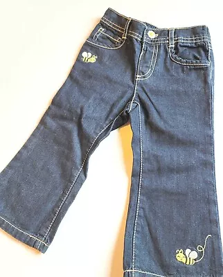 $20.97 • Buy Gymboree 18-24 Mo Bee Chic Appliqés Jeans Pants NWT 2011