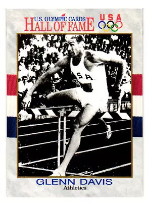 1991 Impel U.S. Olympic Hall Of Fame Card Glenn Davis #35       F • $0.99