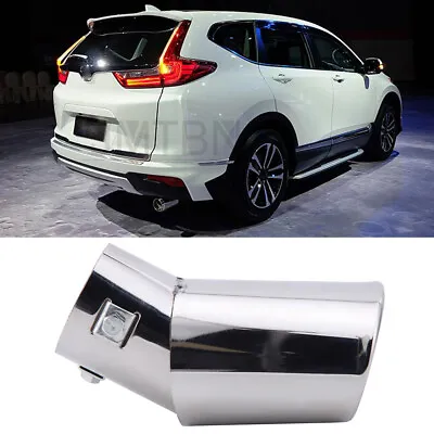 Car Chrome Stainless Steel Rear Exhaust Pipe Tail Muffler Tip For Honda CR-V • $16.25