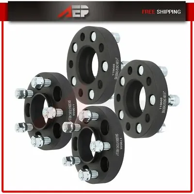 4X 5x4.5 1  (25mm) Hubcentric Wheel Spacers 14x1.5 Fits Ford Mustang 2015-2023 • $62.68