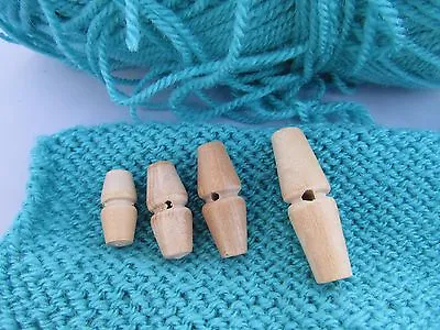 £7 • Buy Toggle Button Wood Toggle Duffle Coat Button 1 Hole 20mm, 25mm, 30mm 35mm & 40mm