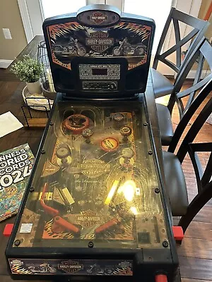 Harley Davidson Table Top Pinball Machine • $75