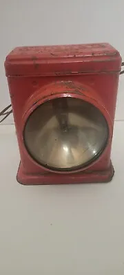 Delta Electric Company Redbird Red Lantern 7-1/2  Railroad Light ~ T463 • $39.99