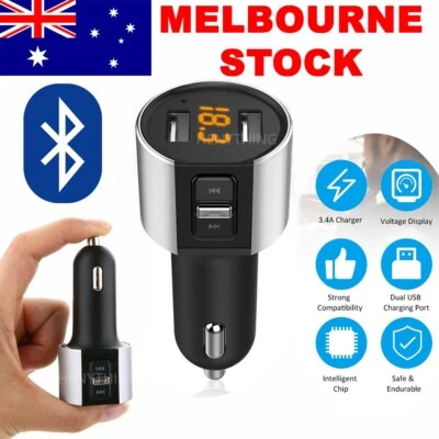 Wireless Bluetooth Handsfree MP3 Player FM Transmitter Car Kit Charger USB Radio • $21.99