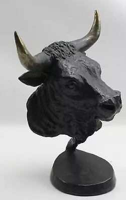 Mark Hopkins Bull Bronze Sculpture Statue Raging Bull 1996 93/950 • $750