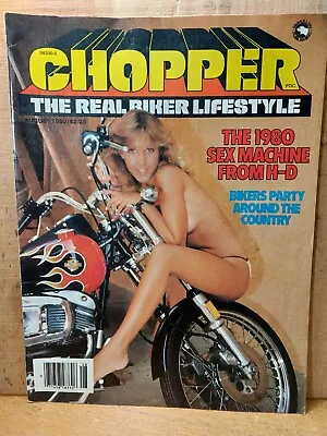 Chopper Real Biker Lifestyle Magazine August 1980 Motorcycle Vintage • $21.85