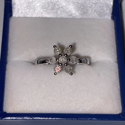 £125 • Buy 9ct Diamond Flower Ring