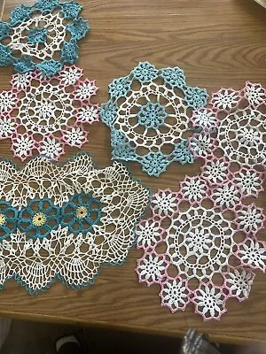 Lot Of 6 Vintage Crochet Doilies • $6.99