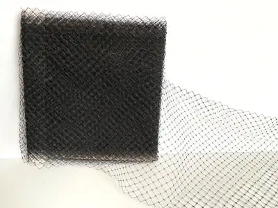 Vintage Black Millinery Veiling Netting 11.75 Yds • $39.99
