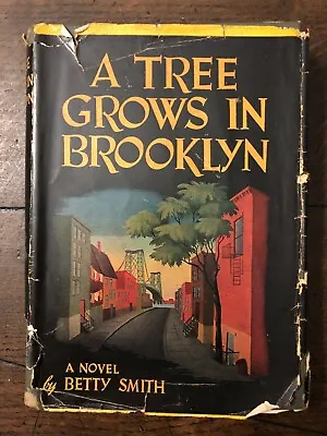 Book Collectors- A Tree Grows In Brooklyn By Betty Smith DJ Vintage Antique • $10.99