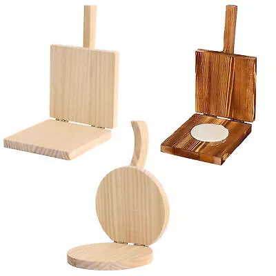 Tortilla Press Roti Maker With Rolling Pin Large Bamboo Wood Tortilla Mak • $21.05