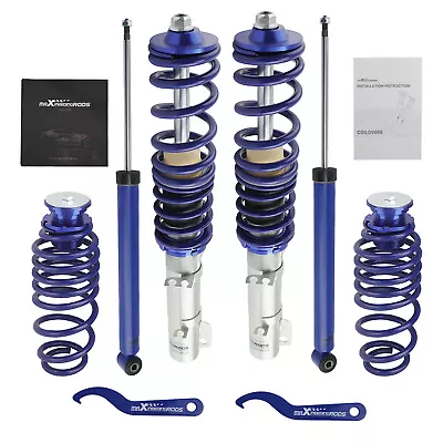 Front + Rear Coilovers For VW Golf GTi 98-07 Jetta MK4 99-04 Beetle 98-10 FWD • $195