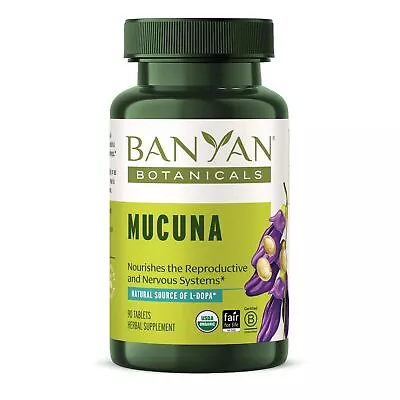 Banyan Botanicals Mucuna Pruriens – Organic Herbal Tablet – Energizing Suppor... • $34.93
