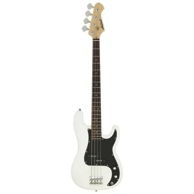 Bass Guitar Aria STB P White With Black Pickguard • £188.32