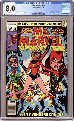 Ms. Marvel #18 CGC 8.0 1978 4205644008 1st Full App. Mystique • $200