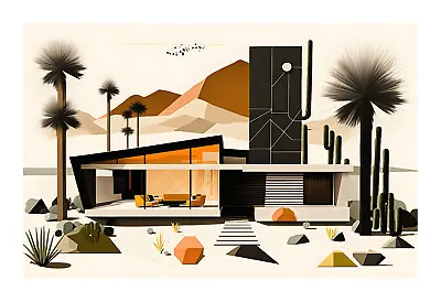 1960s Mid Century Modern Atomic Age Art Print 11ps • $19.99